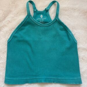 FP Movement by Free People Teal Crop Top Size XS/S
